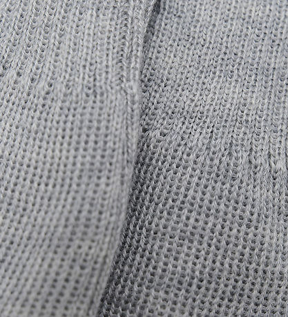 Huttelihut Votter - Ull - Strikk - Medium+ Grey Melange