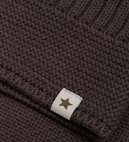 Huttelihut Balaclava - Wool/Cotton - Knitted - 2-layer - Raisin Huttelihut Balaclava - Wool/Cotton - Knitted - 2-layer - Raisin