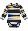 Hust and Claire Bodysuit L/æ - Buster - Navy w. Stripes Hust and Claire Bodysuit L/æ - Buster - Navy w. Stripes