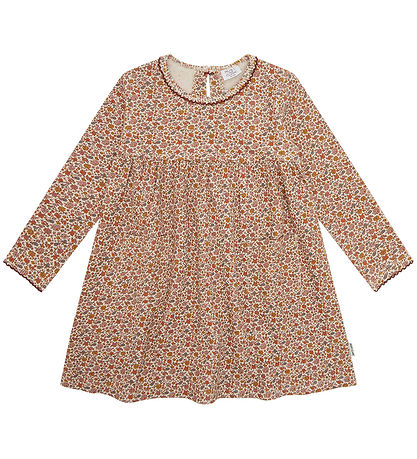 Hust and Claire Dress - Waffle Fabric - Dilay - Oat Milk w. Flow