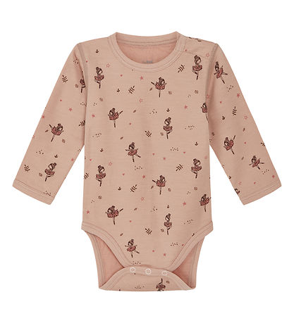 Hust and Claire Bodysuit L/æ - Wool/Bamboo - Baloo - Rose Cloud 