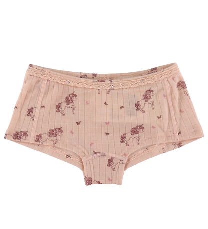 Hust and Claire Knickers - Wool/Tencel - Rib - Frecel - Rose Clo