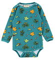 Småfolk Romper L/æ - Petrol Green Småfolk Romper L/æ - Petrol Green