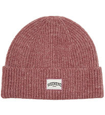 Vero Moda Girl Beanie - Rib - Knitted - VmGila Patch - Mesa Rose Vero Moda Girl Beanie - Rib - Knitted - VmGila Patch - Mesa Rose