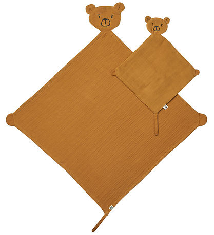 Liewood Comfort Blanket - Alya Bear - Golden Caramel
