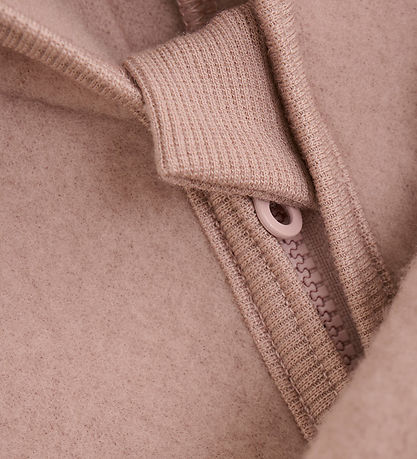 Huttelihut Pramsuit - Wool fleece - Mahogany Rose w. Ears Huttelihut Pramsuit - Wool fleece - Mahogany Rose w. Ears