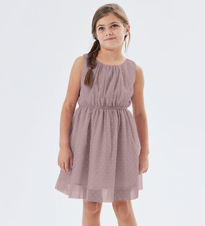 Name It Dress - NkfVabos - Noos - Deauville Mauve w. Dots
