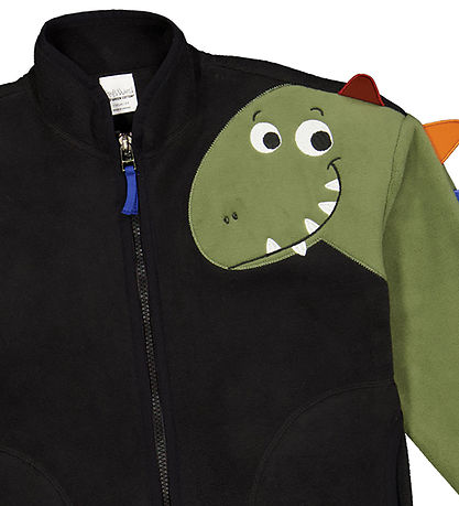 Freds World Fleece Jacket - Black w. Dino Freds World Fleece Jacket - Black w. Dino
