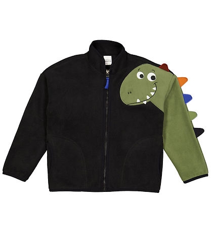Freds World Fleece Jacket - Black w. Dino Freds World Fleece Jacket - Black w. Dino