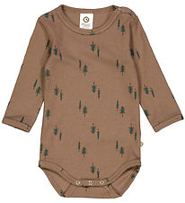 Müsli Bodysuit L/æ - Rib - Pine - Shade/Balance Green/Bark Müsli Bodysuit L/æ - Rib - Pine - Shade/Balance Green/Bark