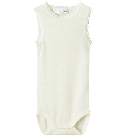Name It Romper u/æ - Wol - NbfWang - Snow White m. Pointelle