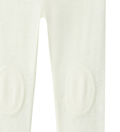 Name It Leggings - Wool - Noos - NmfWang - Snow White w. Pointel