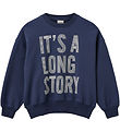 Sofie Schnoor Sweatshirt - Dark Navy w. Print Sofie Schnoor Sweatshirt - Dark Navy w. Print