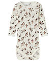 Name It Bodysuit L/æ - Wool - Noos - NbfWang - Snow White w. Poi
