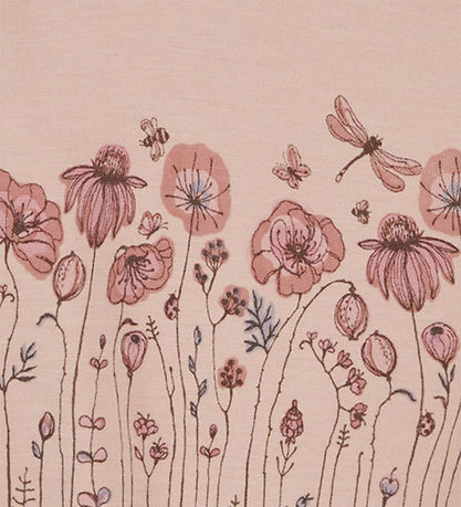 Hust and Claire Bodysuit L/æ - Wool/Bamboo - Baloo - Rose Cloud 