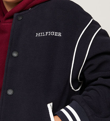 Tommy Hilfiger Fleece Jacket - U Polar Fleece Bomber - Desert Sk