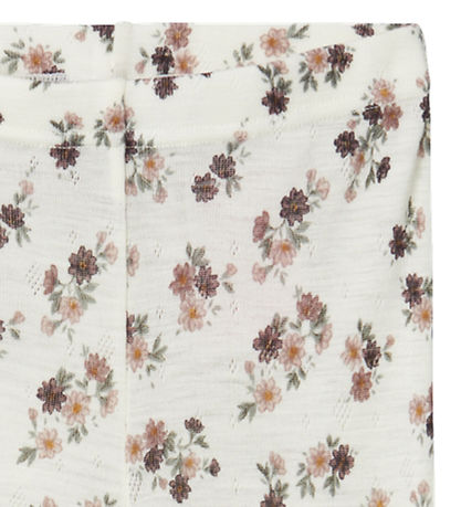 Name It Leggings - Ull - Noos - NmfWang - Snow White m. Hålmönst Name It Leggings - Ull - Noos - NmfWang - Snow White m. Hålmönst