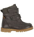 Pom Pom Winter Boots - Rub Sole Velcro Tex - Asphalt