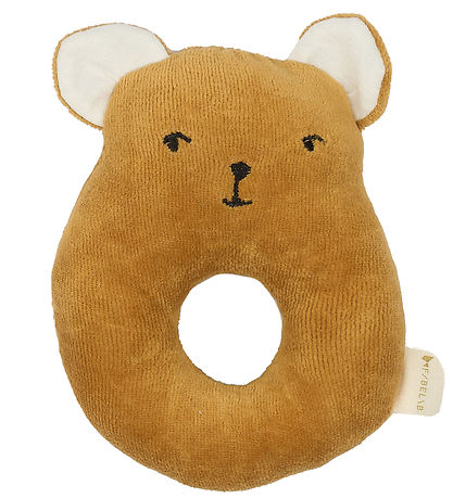 Fabelab Rattle - Bear - Ochre Fabelab Rattle - Bear - Ochre