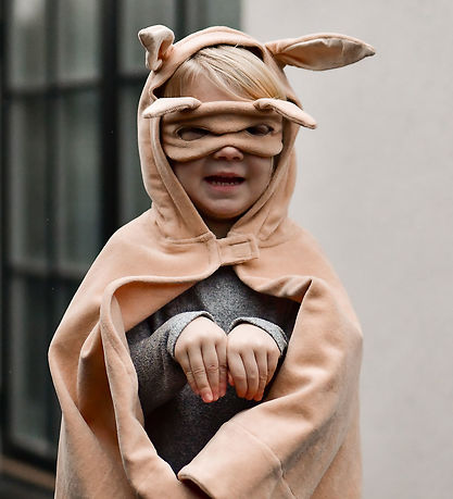 Fabelab Costume - Animal Mask - Bunny - Dusty Rose