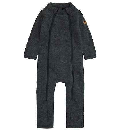 Mikk-Line Pramsuit - Wool - Anthracite Melange