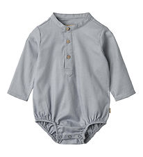 Wheat Shirt Bodysuit L/æ - Victor - Cloudy Sky Wheat Shirt Bodysuit L/æ - Victor - Cloudy Sky