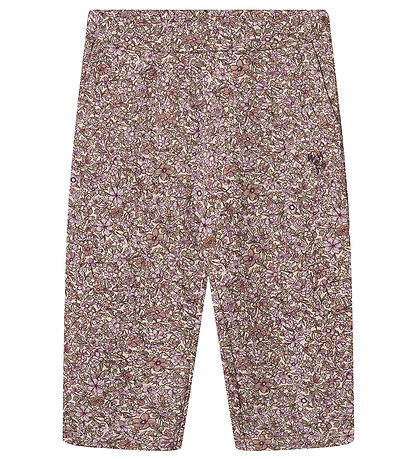 Wheat Sweatpants - Elina - Lilac Flowers