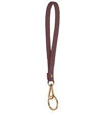 Rosemunde Keychain - Dark Brown/Gold