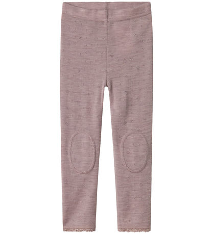 Name It Leggings - Wool - Noos - NmfWang - Purple Dove w. Pointe Name It Leggings - Wool - Noos - NmfWang - Purple Dove w. Pointe