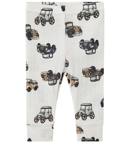 Name It Leggings - Wool - Noos - NbmWang - Snow White w. Cars Name It Leggings - Wool - Noos - NbmWang - Snow White w. Cars