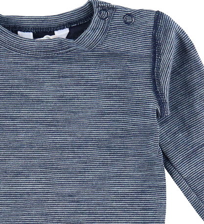 Joha Bodysuit L/æ - Wool - Blue