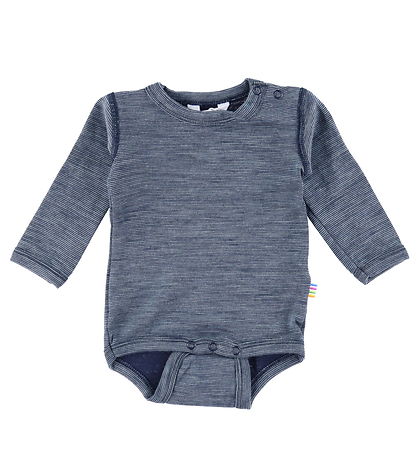 Joha Bodysuit L/æ - Wool - Blue