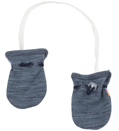 Moufles Joha - Laine - Bleu Moufles Joha - Laine - Bleu