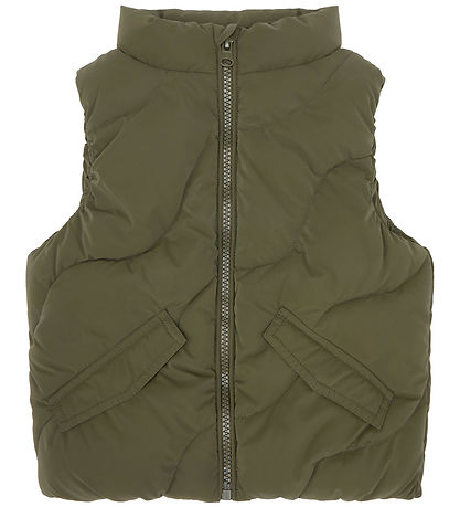 The New Puffer Vest - PU - TnsLance - Ivy Green