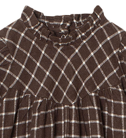 That's Mine Dress - Haya - Dark Brown Melange