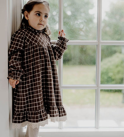 That's Mine Dress - Haya - Dark Brown Melange
