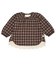 That's Mine Blouse - Henny - Dark Brown Melange