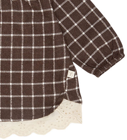That's Mine Blouse - Henny - Dark Brown Melange