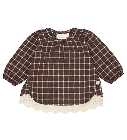 That's Mine Blouse - Henny - Dark Brown Melange