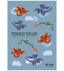 Autocollants à Boîte à Repas Rice - 11 pces - Vieux Bleu/Dragon Autocollants à Boîte à Repas Rice - 11 pces - Vieux Bleu/Dragon