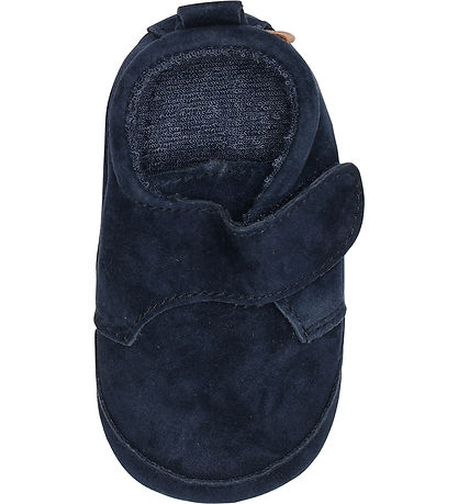 Melton Soft Sole Leather Shoes - Navy