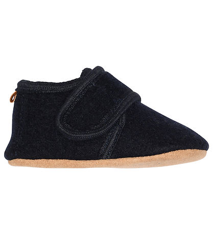 Melton Pantoffels - Wol - Marine