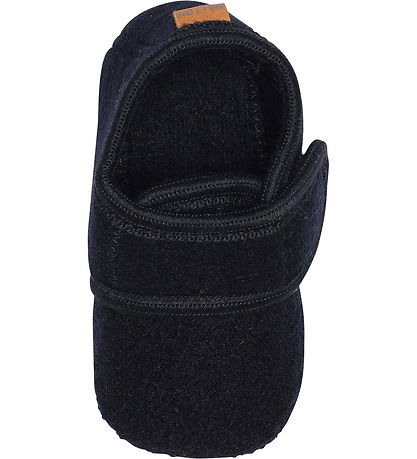 Melton Pantoffels - Wol - Marine