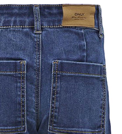 Kids Only Jeans - Noos - KogSylvie - Wide Leg - Dark Blue Denim