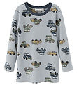 Name It Blouse - Wol - Noos - NmmWang - Grijs Dawn m. Auto's