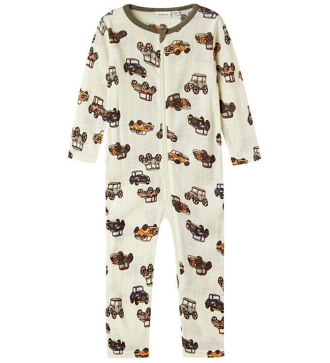 Name It Ullpyjamasdräkt - Noos - NbmWang - Snow White m. Bilar