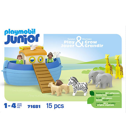 Junior Playmobil - My À emporter Noah's Ark - 71681 - 15 Parties