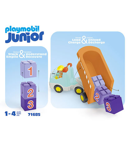 Playmobil Junior - Dump Truck - 71685 - 6 Teile