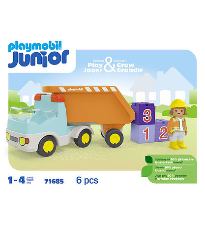 Playmobil Junior - Dump Truck - 71685 - 6 Teile