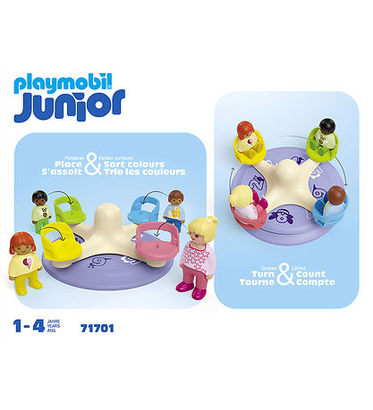 Playmobil Junior - Talk carousel - 71701 - 5 Parts